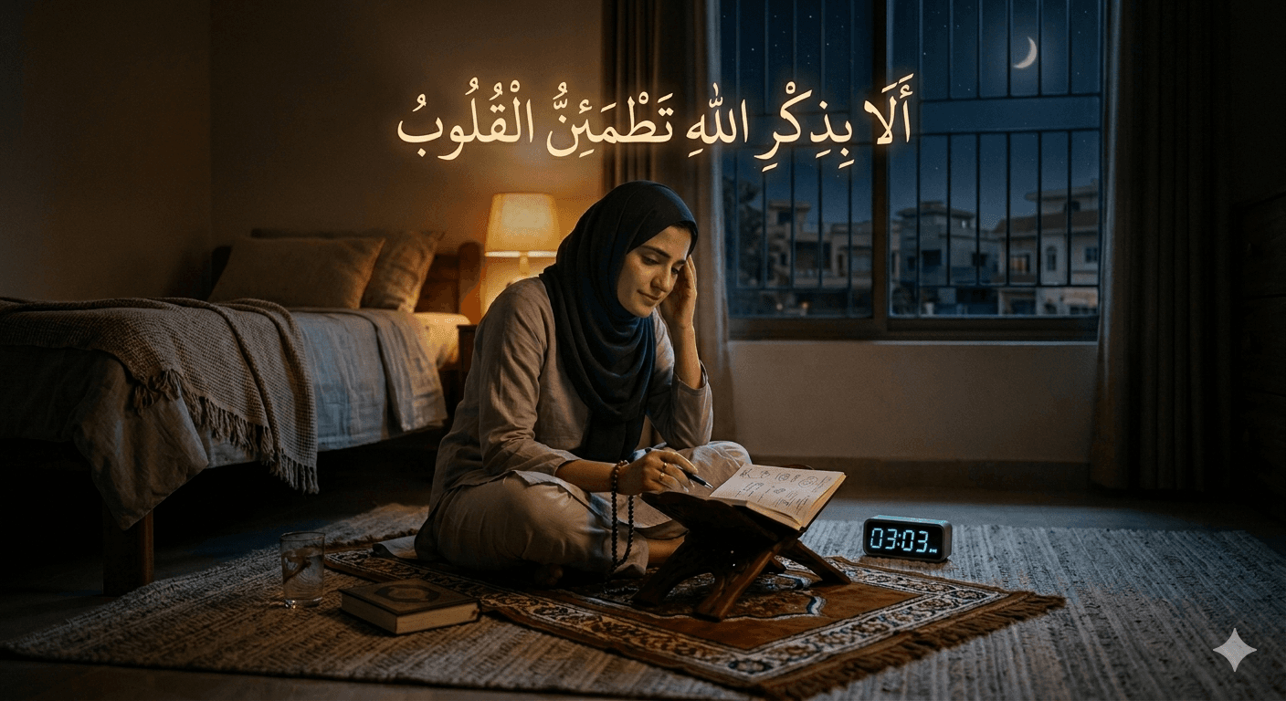 3 AM Anxiety in Islam – What to Do When You Cannot Sleep at Night